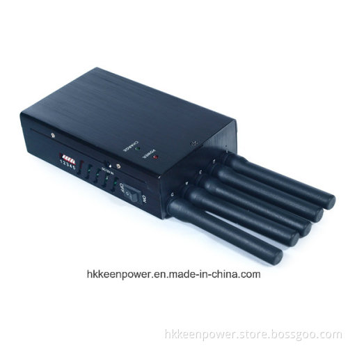 CDMA/GSM, Dcs/PCS, 3G, WiFi 2.4G, GPS Jammer